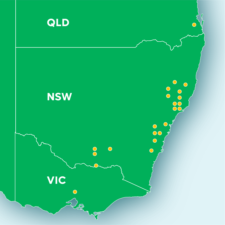 Pace Farm Eggs – Map of Operations